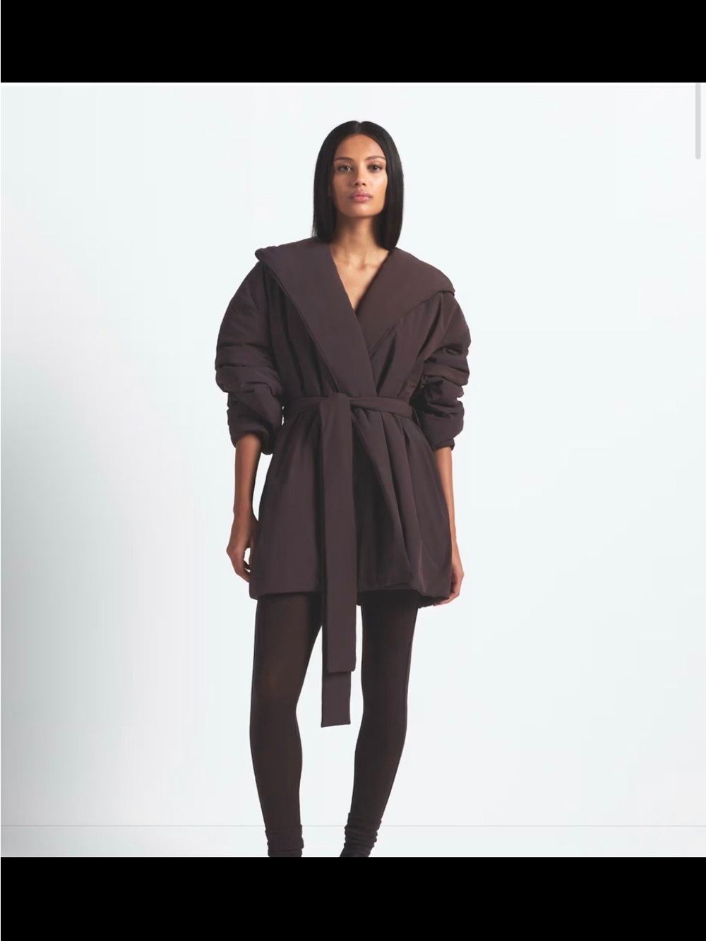 NikeSKIMS Woven Nylon
Women's Wrap Coat
